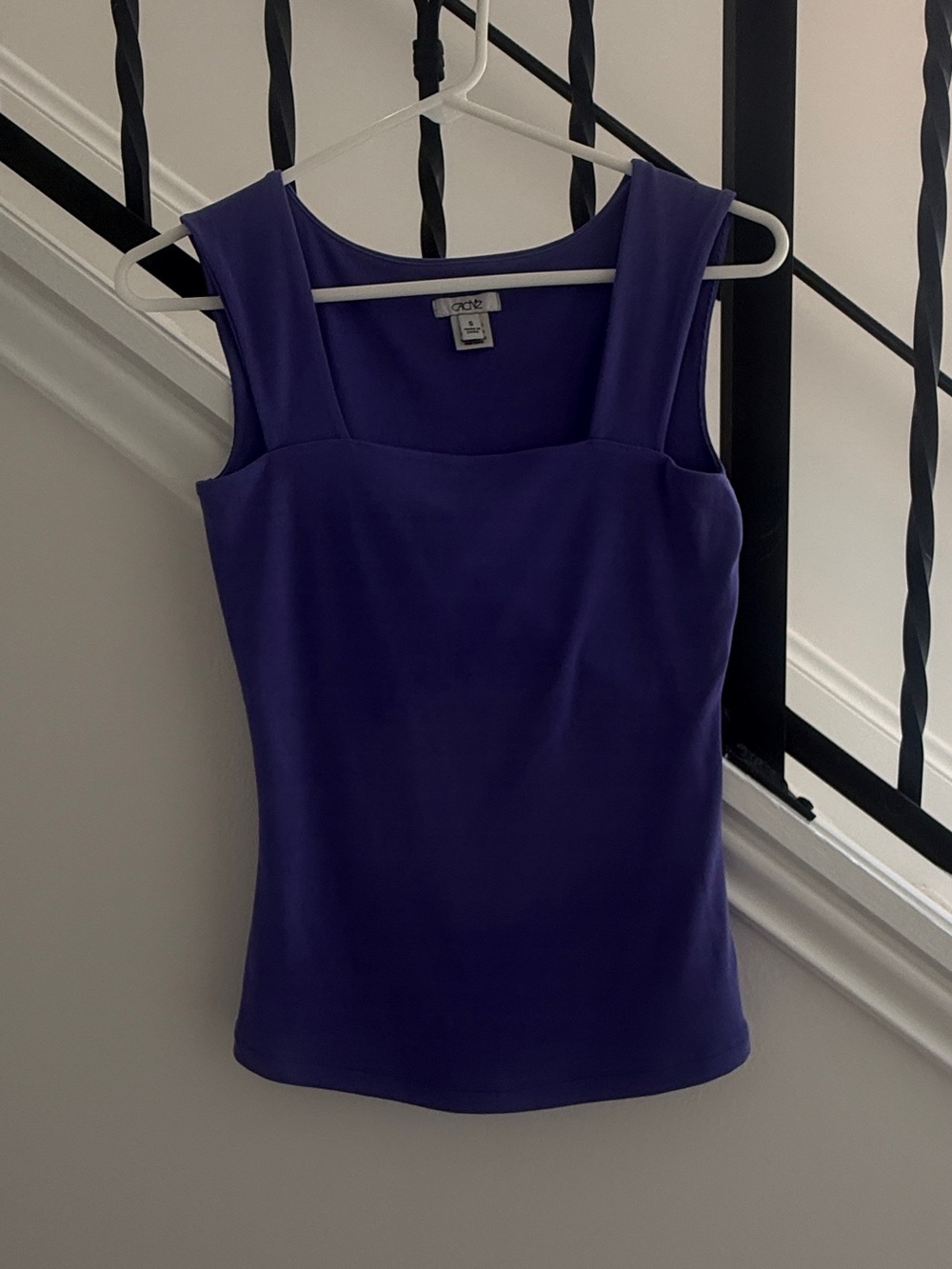 Cache Purple Square Neck Tank Top - Picture 2 of 6